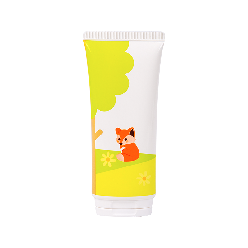 플립 뚜껑이있는 30-120ml 생분해 성 미용 튜브 