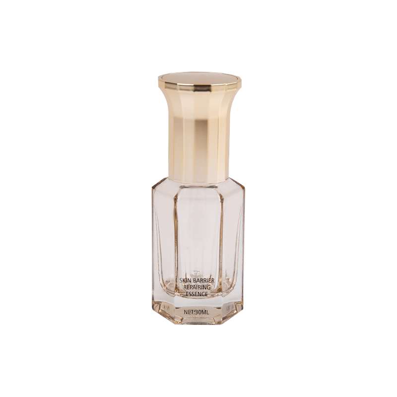 30ml 팔각형 유리 혈청 및 에센셜 오일 병
