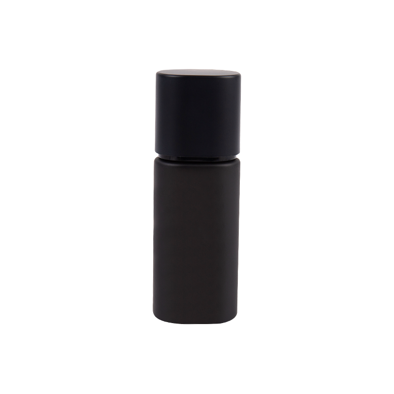 30ml 순수한 검은 색 화장품 유리 튜브