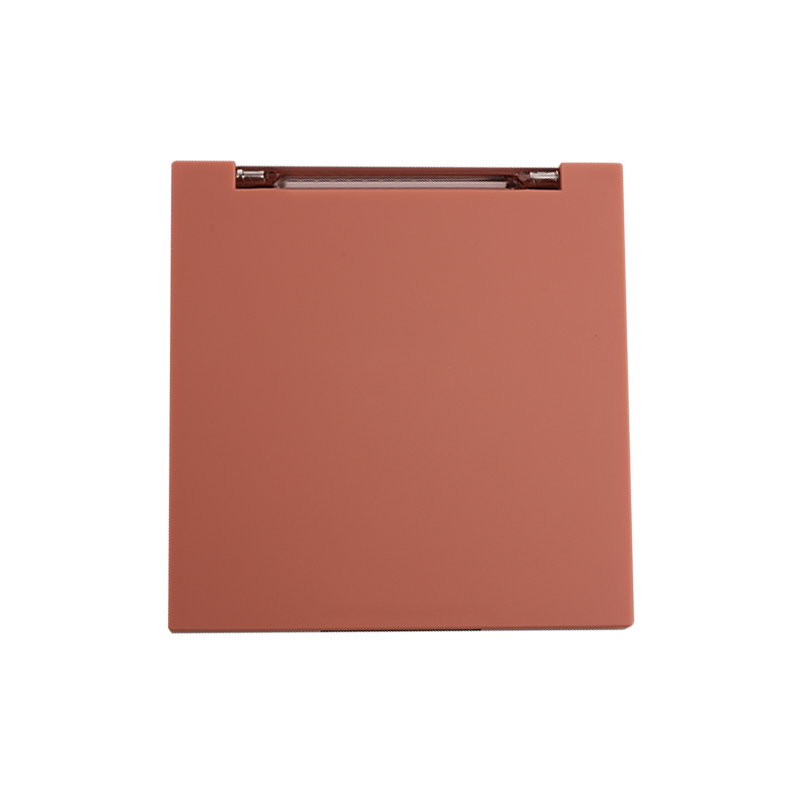우아한 Coral Square Cosmetic Compact