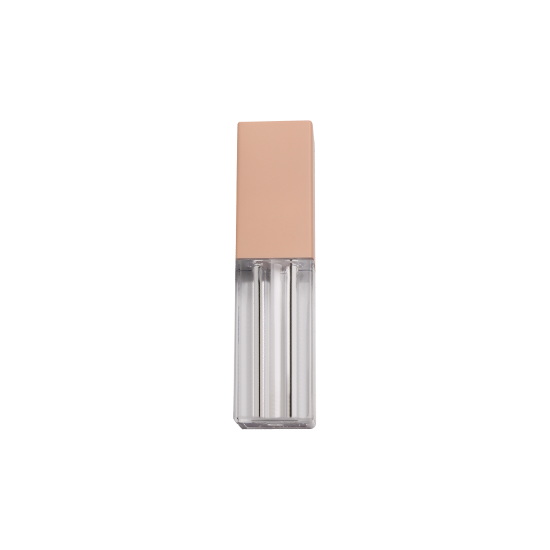 4.5ml 피부 분홍색 립글로스 사각형 튜브