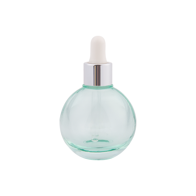 50ml 구형 유리 에센스 드롭퍼 병