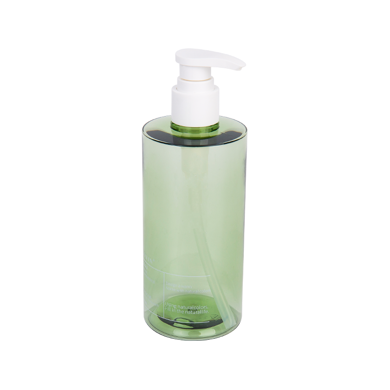 300ml 우아한 키 큰 녹색 PETG 펌프 병