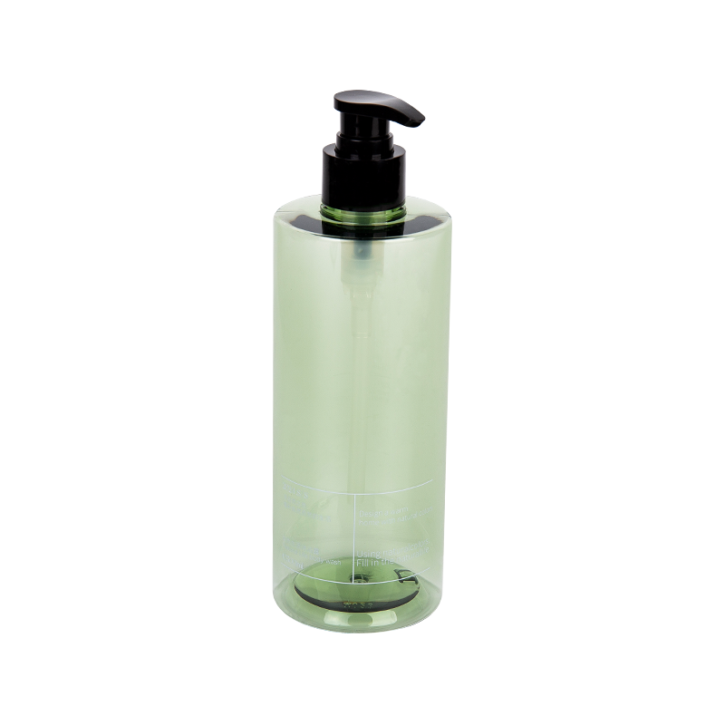 500ml 우아한 PETG 녹색 펌프 병